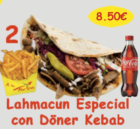 Lamacum Especial con Döner Kebab