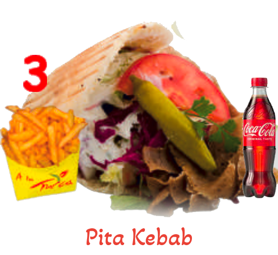 Menú Pita Kebab