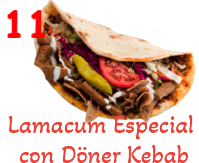 Lamacum Especial con Döner Kebab 1